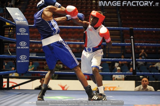 2009-09-05 AIBA World Boxing Championship 0261 - 48kg - Lony Pierre HAI - Bathusi Mogajane BOT